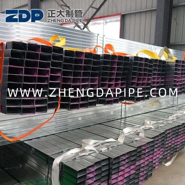 Ống hình chữ nhật mạ kẽm 20X40 200X400
