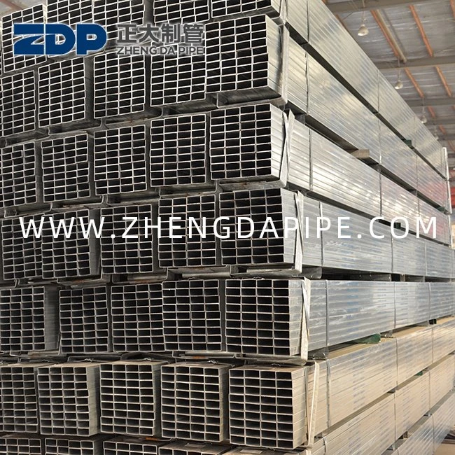 EN10219 Ống hình chữ nhật trước Galvanzied