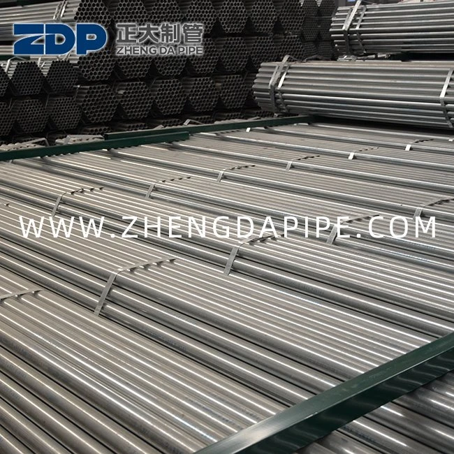 EN10219 Ống thép Galvanzied trước