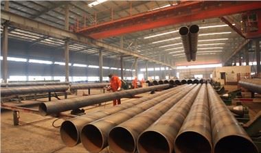 Đặc điểm kỹ thuật đường kính lớn 1 m Đường kính ống thép carbon hàn xoắn ốc