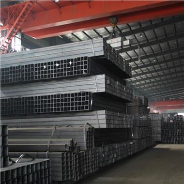 MS rỗng phần hình vuông đen ống